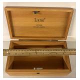 LANE CHEST WOODEN BOX, NO KEY