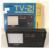 VINTAGE CASIO TV-21 POCKET TV, NOT TESTED