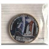 COLUMBIA SPACE SHUTTLE HALF