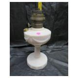 Vintage Aladdin Pink Oil Lamp 14" to top of