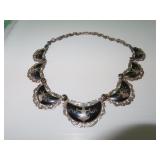 Vintage Siam Sterling Silver Necklace 17"
