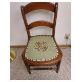 NO SHIPPING - Needle Point Chair