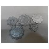 Gothenberg, Nebr  "Jensen" Trade Tokens