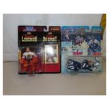 2 Starting Line Up Hockey Players & Cards