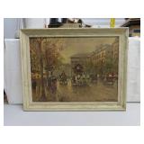 NO SHIPPING -Vintage Oil on Board Signed Painting