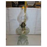 Ornate Antique Oil Lamp 19"