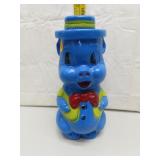 Vintage Blow Mold Pig Piggy Bank 10&1/2"