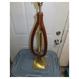 NO SHIPPING - Teakwood Mid-Century Modern Lamp