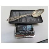 12.39 grams Vintage Sterling Silver Spoon"Lincoln"