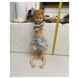 Doll with Sleepy Eyes & Rubber Head (needs arms