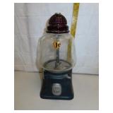 Antique 1 cent Gumball Machine 15"