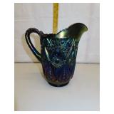 Carnival Glass Pitcher (chip on top edge as shown)