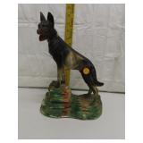 Vintage Chalkware Rin Tin Tin Carnival Prize