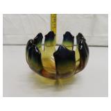 Vintage Murano Art Glass Bowl 6" x 4&5/8"