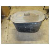 NO SHIPPING -Primitive Galvanized Boiler