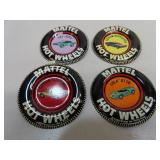 4 Hot Wheels Red Line Metal Pocket Tags