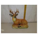 Vintage Buck Deere Ceramic Bank 11" x 11"