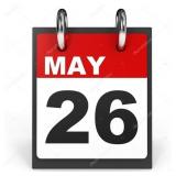 Memorial Day -May 26th @ 1 PM