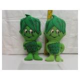 2 Vintage Jolly Green Giant Little Sprout 12ï¿½