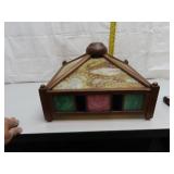Vintage Lamp Shade (1 crack in small panel)
