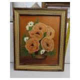 NO SHIPPING -Oil on Canvas Signed M Hoback