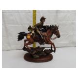 Horse & Rider Statue (Plastic) 12&1/4" x 14&1/4"