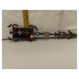 Antique Weather Vane (Red & Clear Glass)