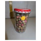 Jar of Clay Marbles (2 shooters = 1")