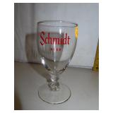 Vintage Schmidt Beer Glass 5&7/8"
