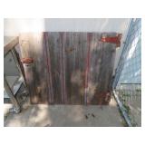 NO SHIPPING -Antique Barn Door 42&1/2" x 37"