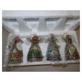 4 Jim Shore Angel Ornaments in Box (4&1/2" each)