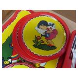 Lot of Vintage Tin Litho & Plastic Children