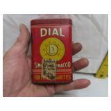 Vintage Dial Tobacco Tin