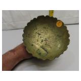 Vintage Solid Brass Compote 5&5/8" x 4"
