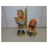 2 Arnart Japan Figurines (tallest = 9&3/4")