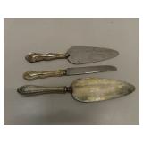 3 Sterling Silver Handled Pieces
