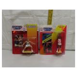 2 Starting Line Up Basketball Players New on Cards