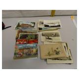 Large Lot of Vintage Post Cards (some black &