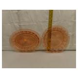 Vintage Pink Depression Glass Colonial Dinner