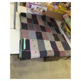 Antique Tied Quilt 85" x 70" = Very Nice