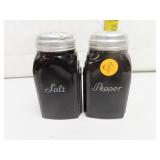 Vintage McKee Glass Salt & Pepper Shakers