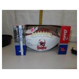 Tom Osborne Autographed Football