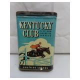 Vintage Kentucky Club Tobacco Tin