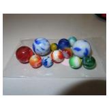 12 Vintage Marbles