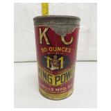 Antique KC Baking Powder Tin