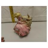 Vintage Josef Originals Musical Girl Playing Piano