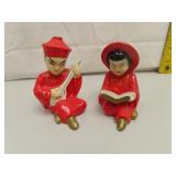 Vintage Japanese Man & Woman Salt & Pepper (Japan)