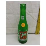 Vintage 7 Up Bubble Up Girl 7 oz Bottle - Hayes