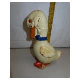 Vintasge Paper Mache Duck Toy 9&1/2"