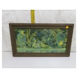 Vintage R Atkinson Fox Print 20&5/8" x 11&5/8"